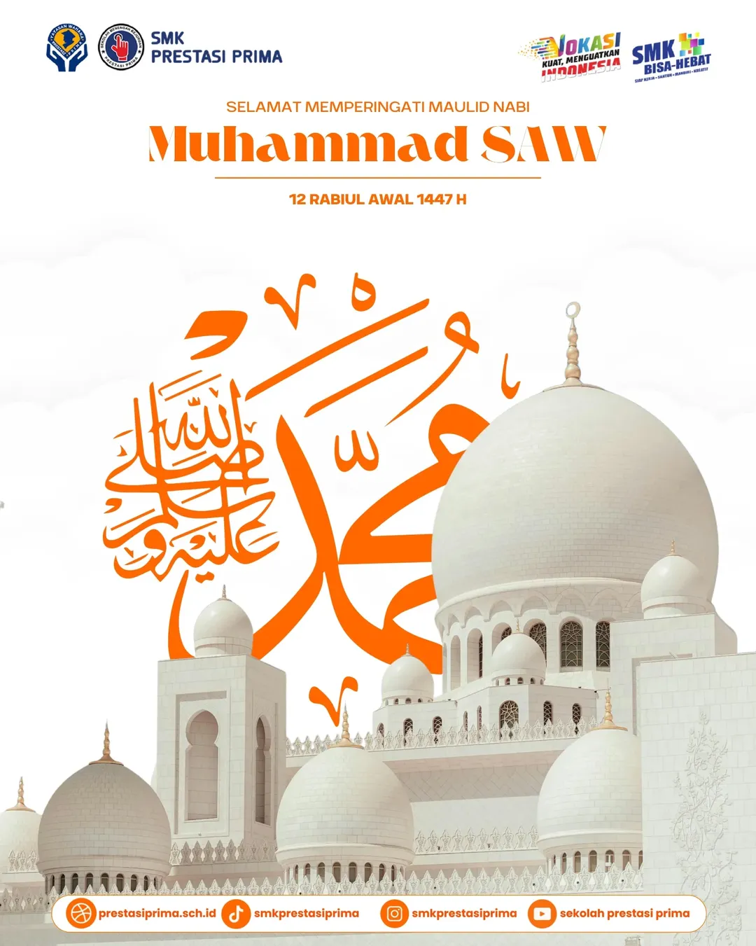 Peringatan Maulid Nabi Muhammad SAW 1447 H di SMK Prestasi Prima